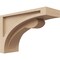 Ekena Millwork 4"W x 12"D x 8"H Classic Viola Rough Cedar Woodgrain TimberThane Corbel, Primed Tan CORUR04X12X08VIORCPR - alternate 1